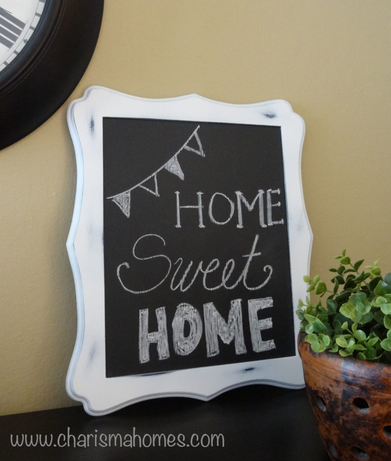 How to Make a DIY Framed Chalkboard