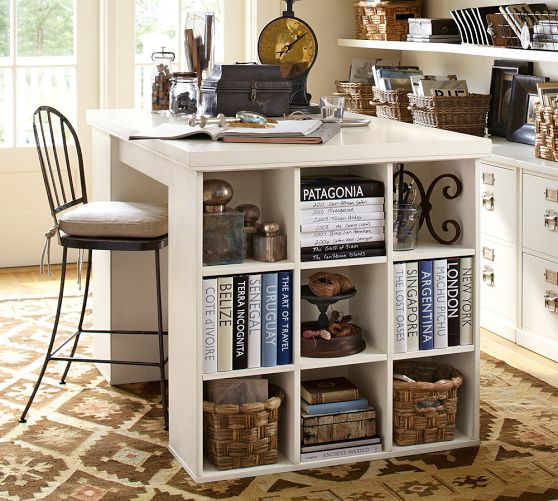 pottery barn bedford craft table