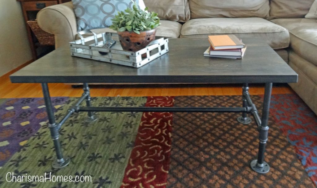 DIY industrial coffee table