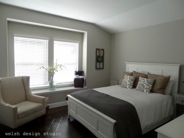 fixer upper style guest bedroom