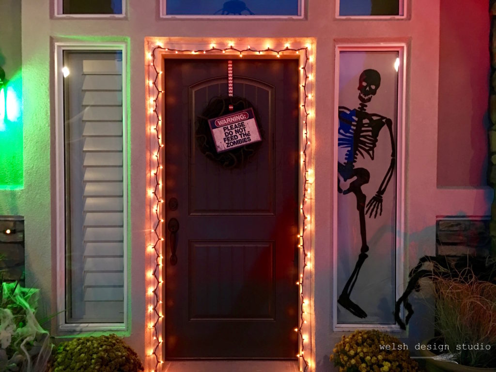 Halloween decorations for front door