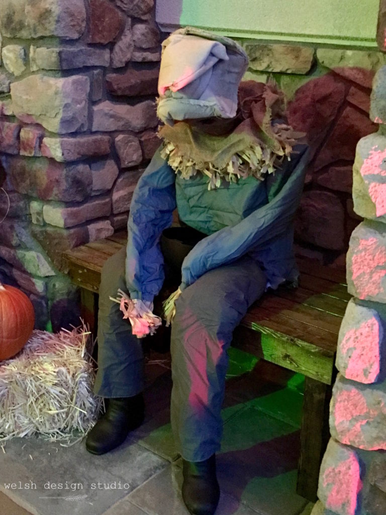 Halloween decorations scarecrow