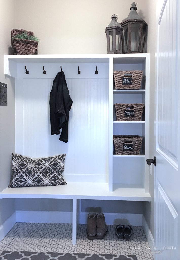 mudroom makeover functional new design
