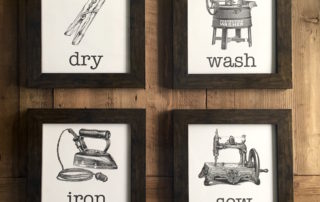 farmhouse diy laundry artwork