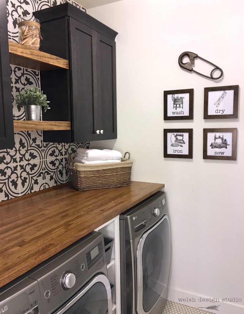 laundry room makeover after
