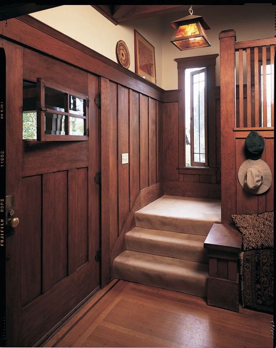 craftsman character with wainscoting
