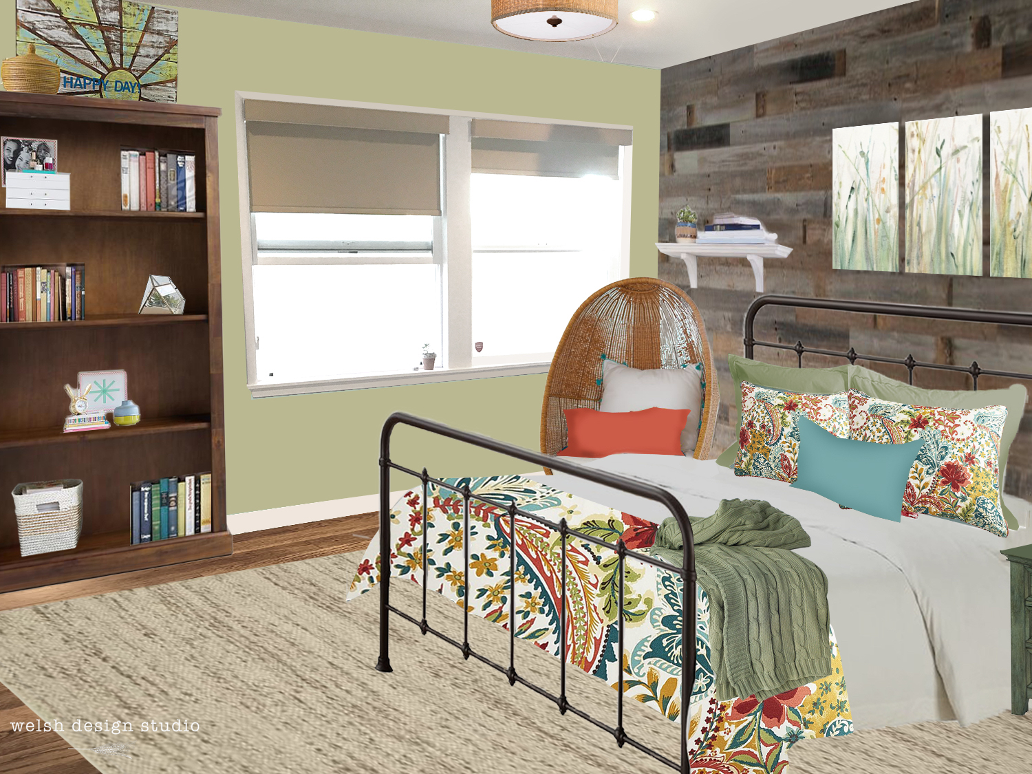 virtual room design before after