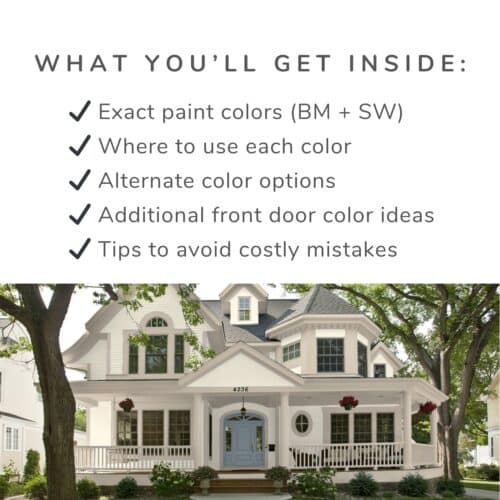off white house beige trim exterior color palette