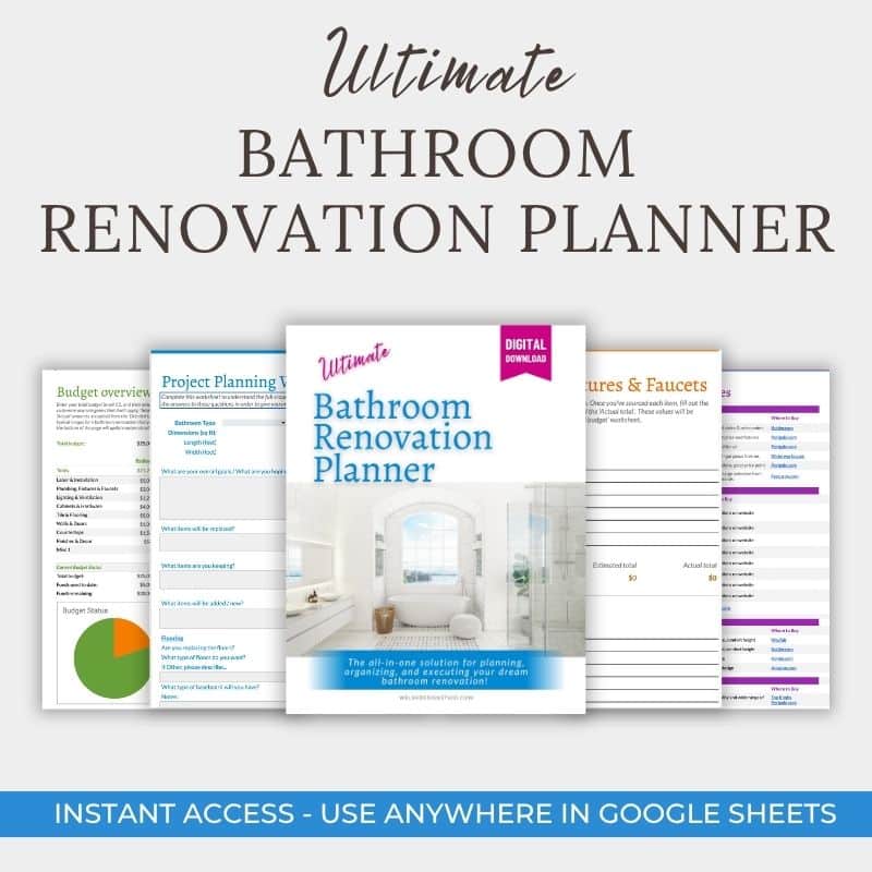 bathroom renovation planner