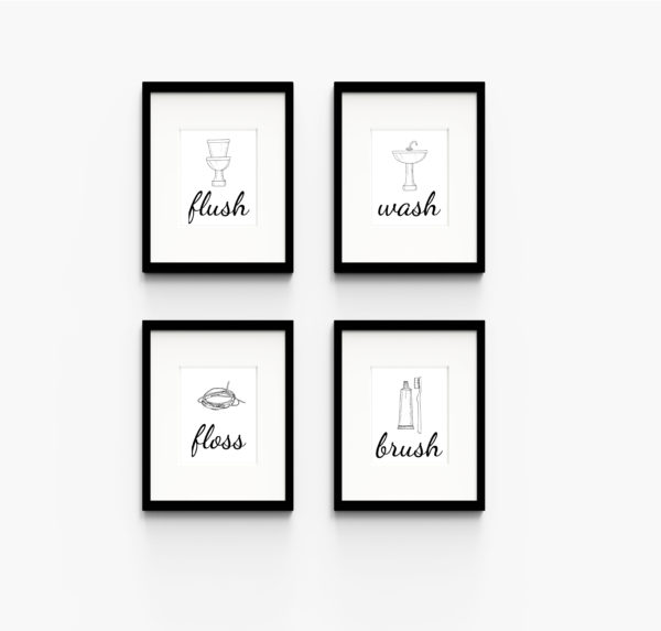 FREE Bathroom Printables! – Welsh Design Studio