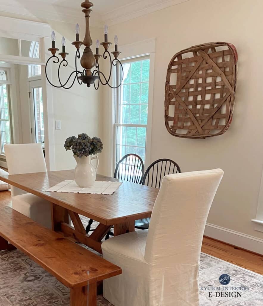 benjamin moore navajo white dining roombest neutral paint colors for north-facing rooms