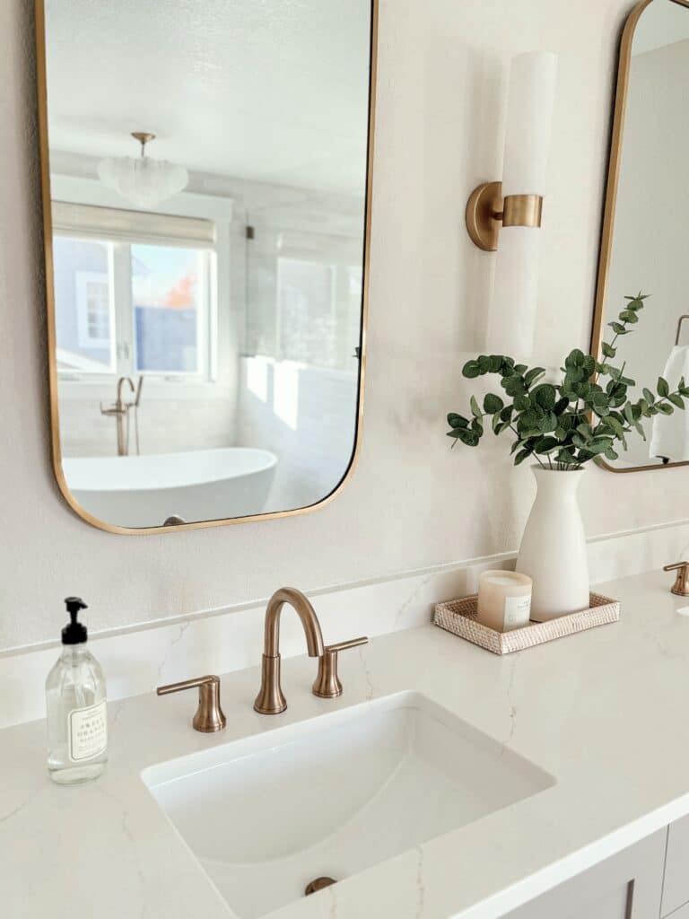 bathroom reveal before and after