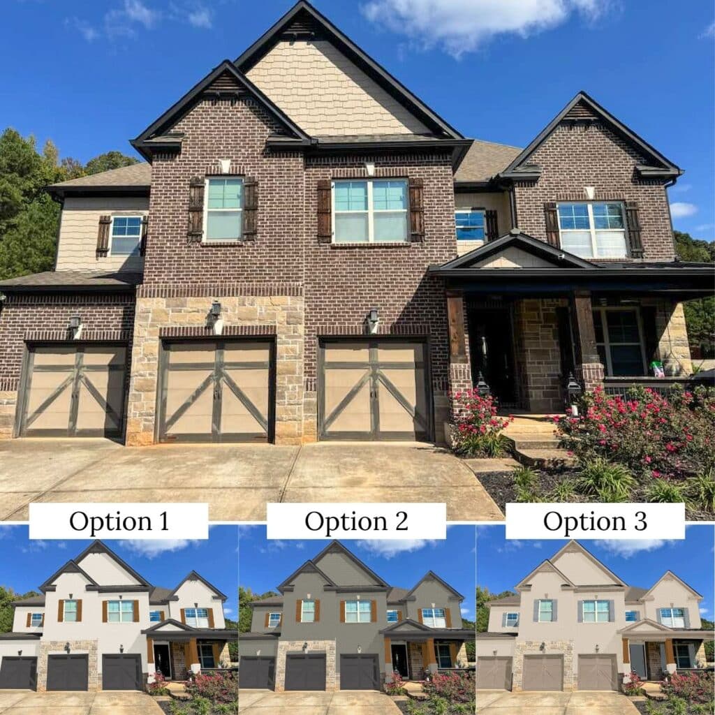 exterior house color schemes
