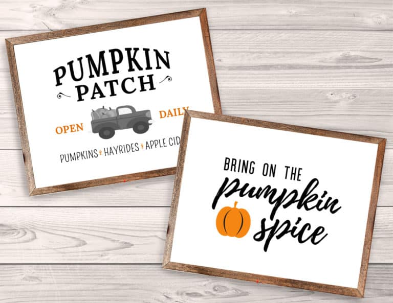 printables for fall