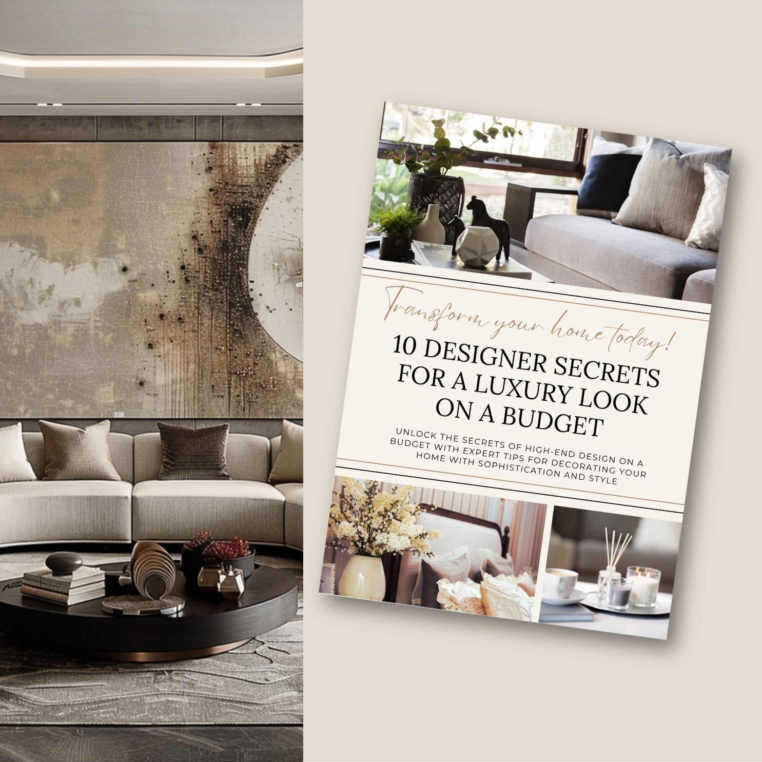 luxury home decorating on a budget free guide