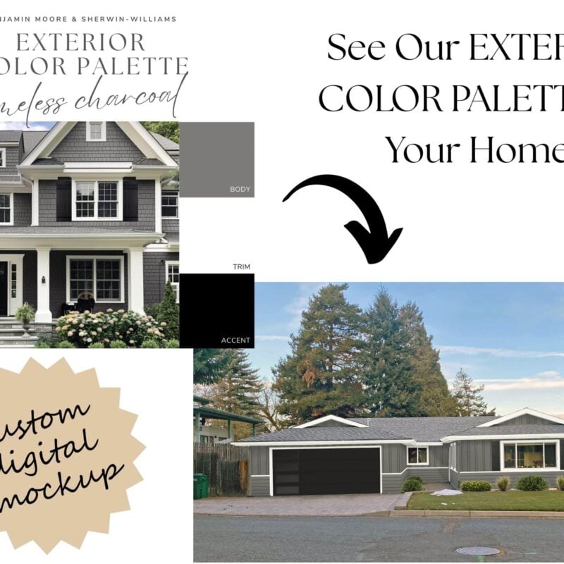 exterior color palette mockup