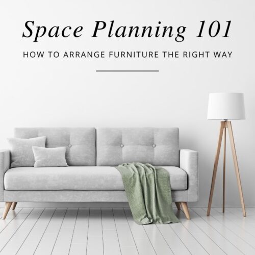 how to arrange furniture space planning