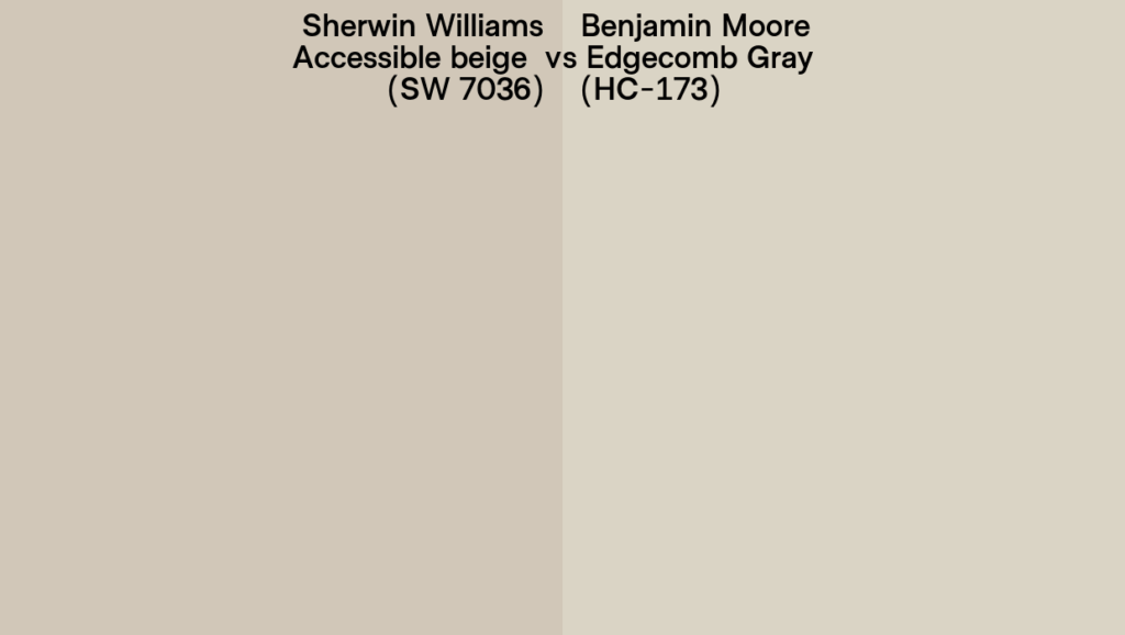 accessible beige vs edgecomb gray