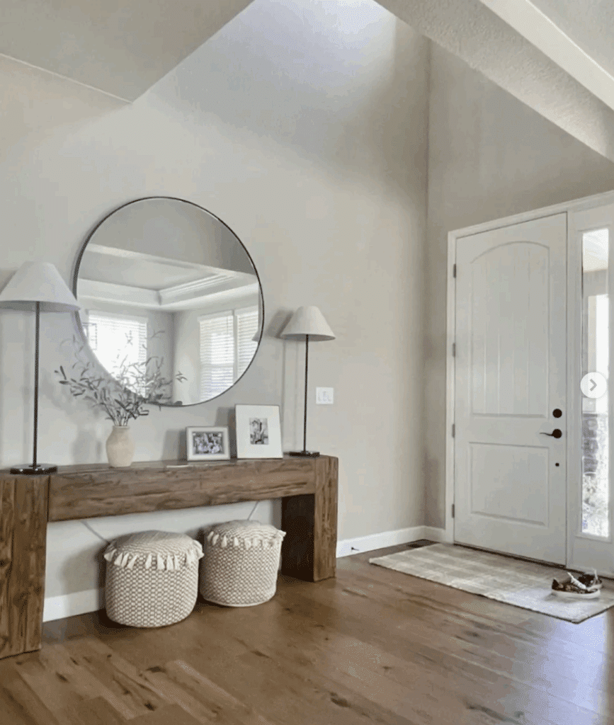 sherwin williams sw accessible beige entryway