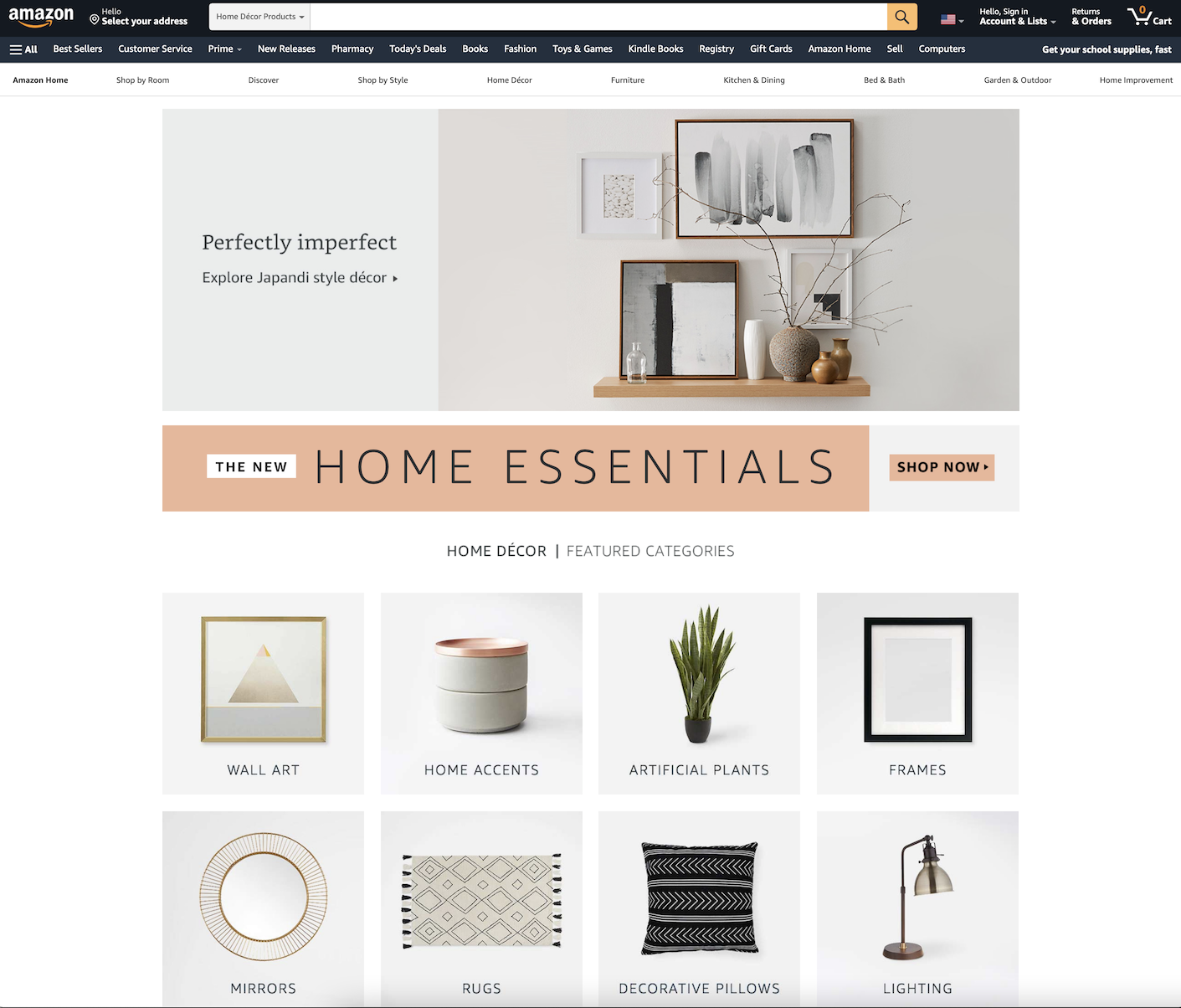 Home – My Store