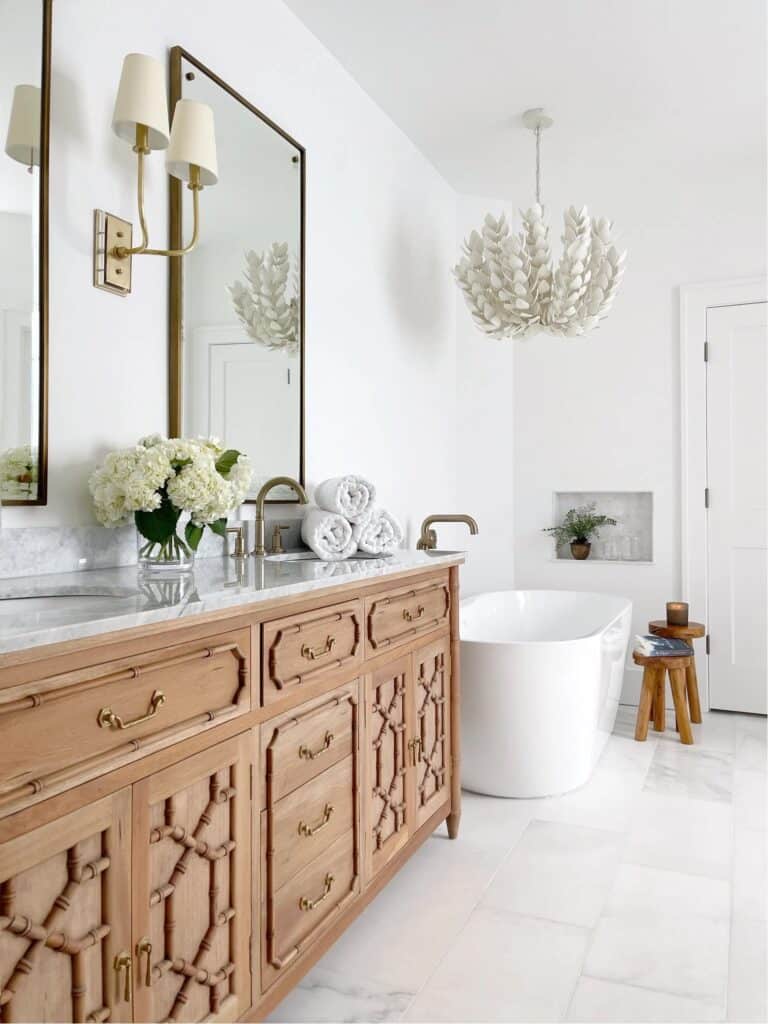 bm chantilly lace bathroom