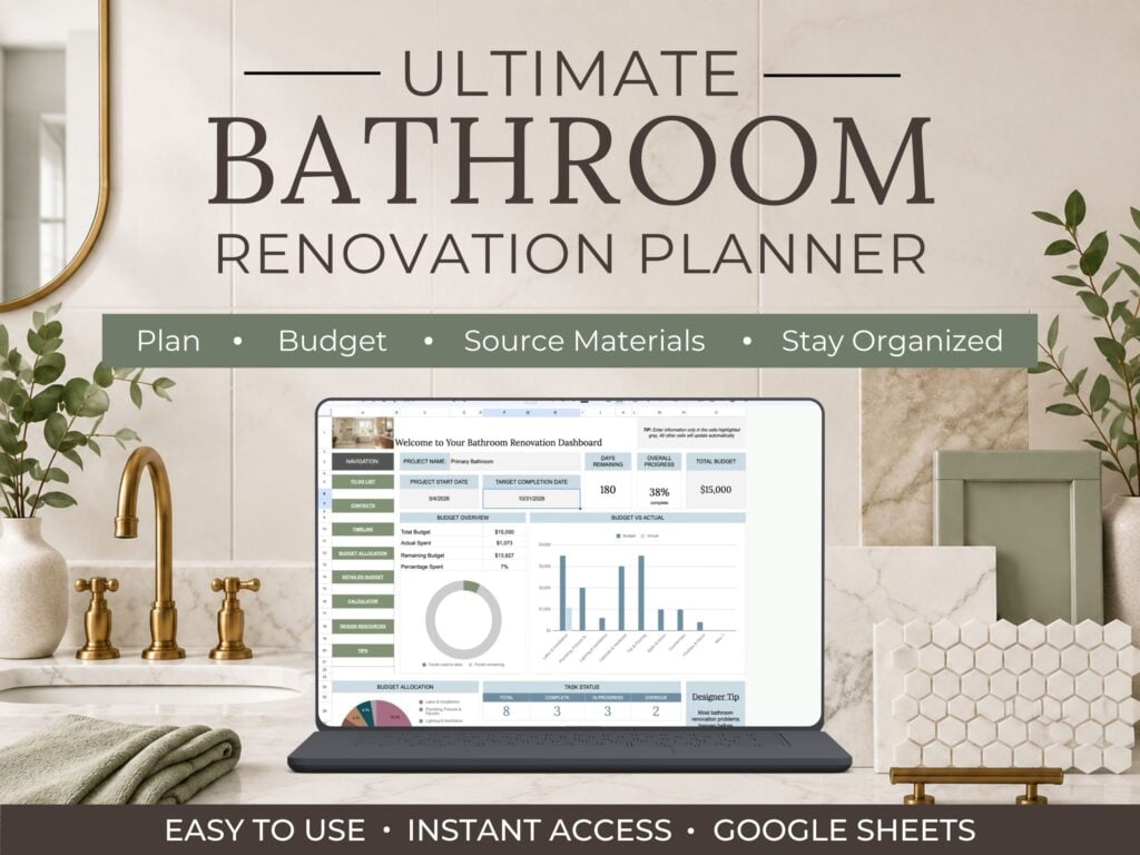 bathroom renovation planner for homeowners