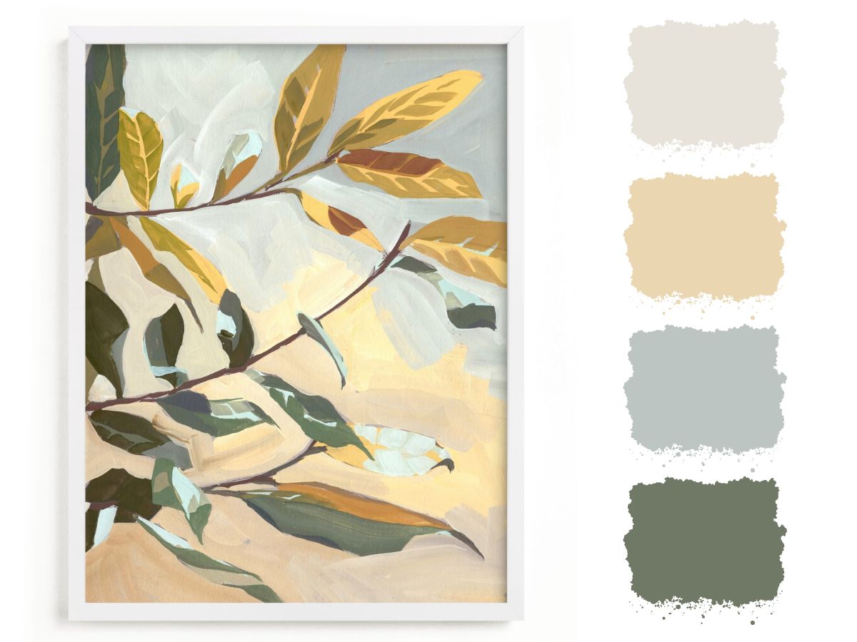 finding color palette from art