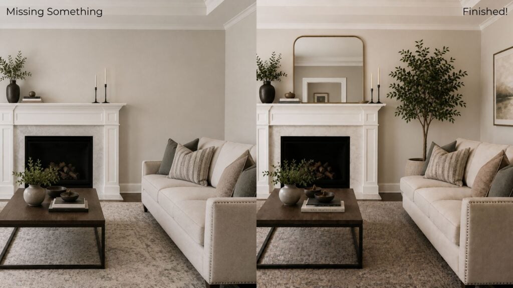 before after living room