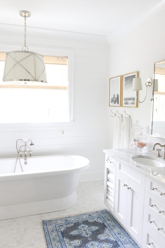 BEHR polar bear bathroom