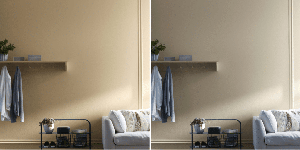benjamin moore lenox tan in north facing room