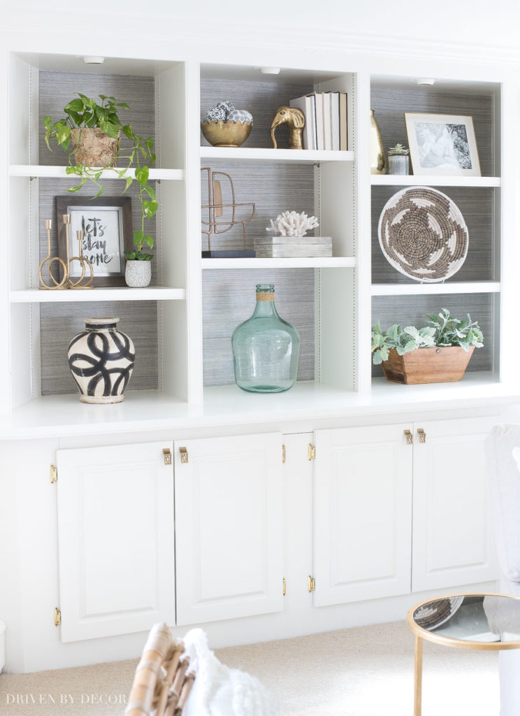 bookcase styling tips