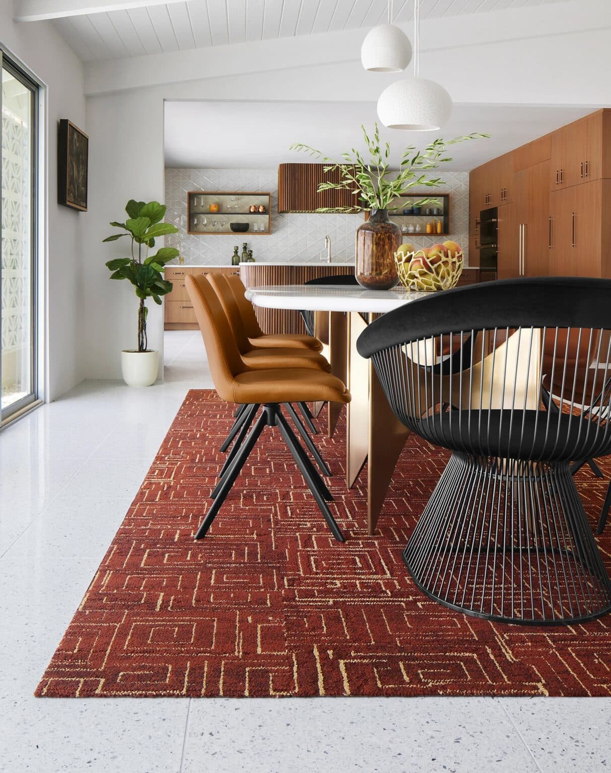 Checked Dining Room Rug Best Rugs for Dining Rooms (That Actually Work in Real Life) – Welsh ...