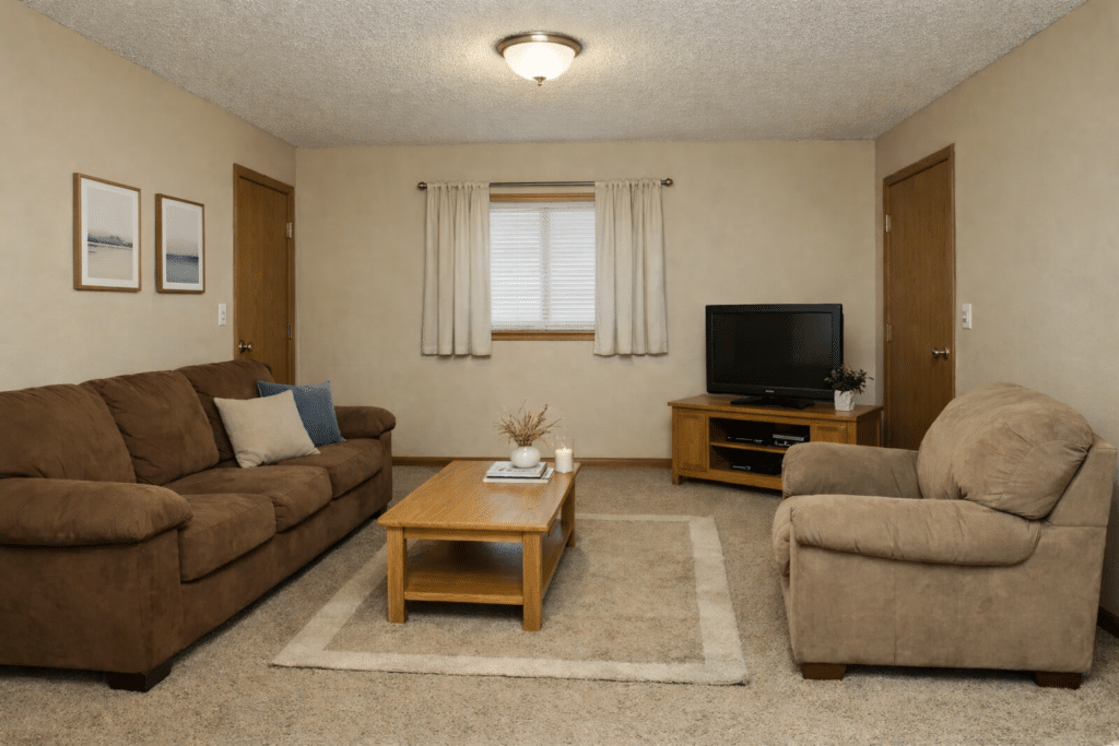 what makes a room look dated