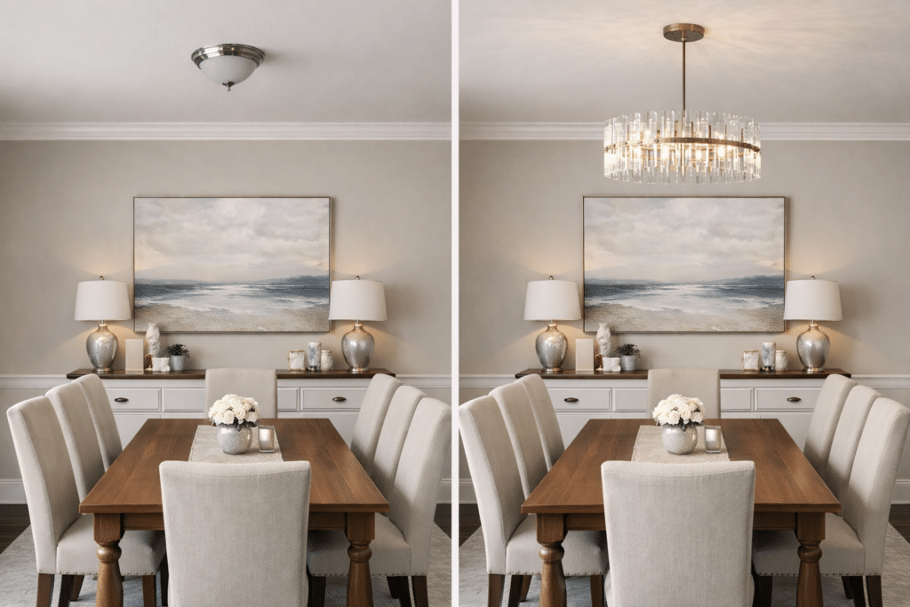 dated dining room updates
