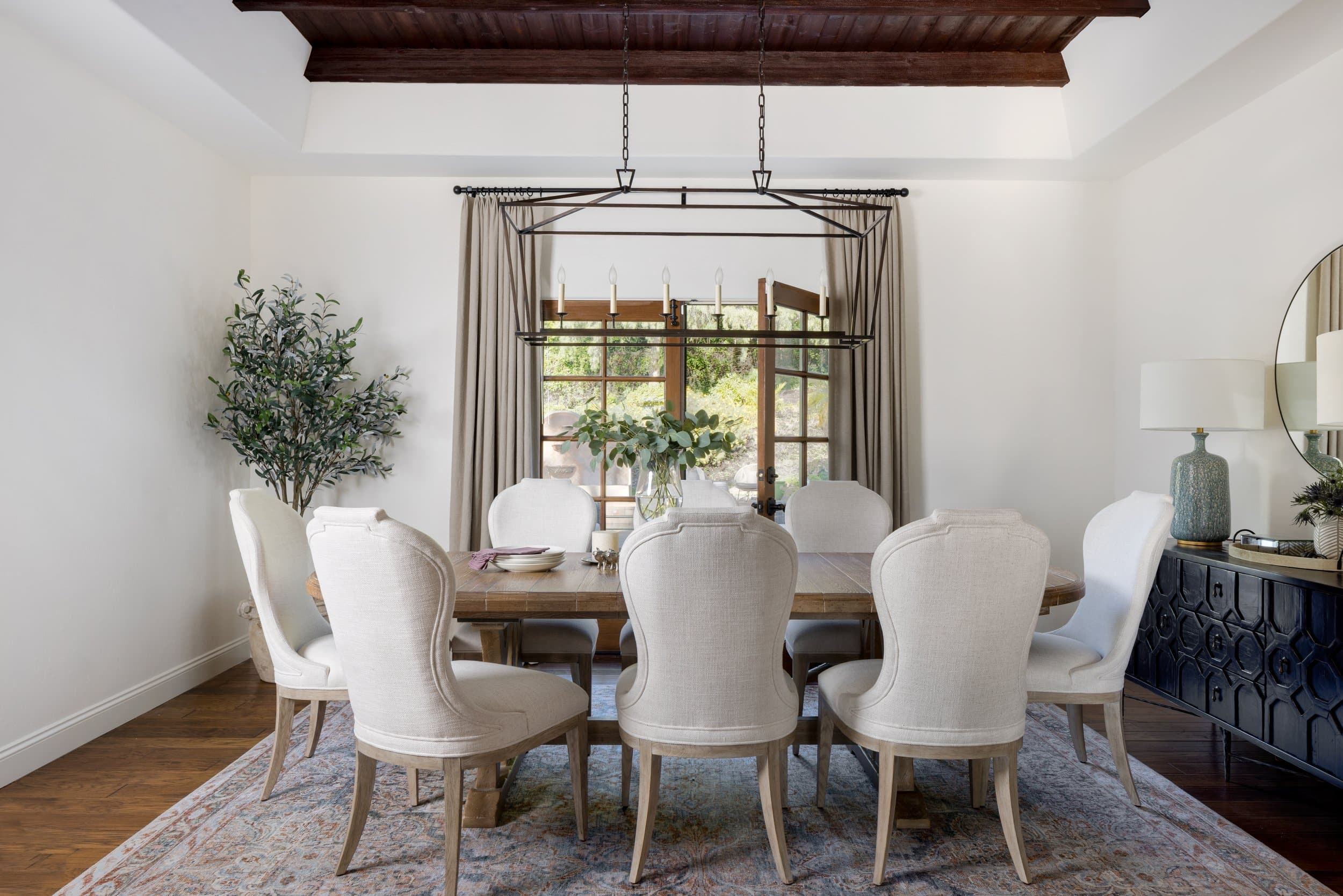 california casual dining room