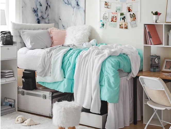 cozy dorm bedding ideas for girls