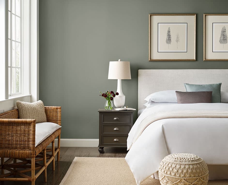 evergreen fog bedroom lrv of paint colors