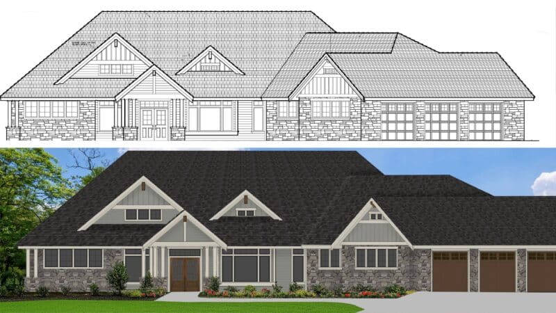 exterior paint color consultation for new construction