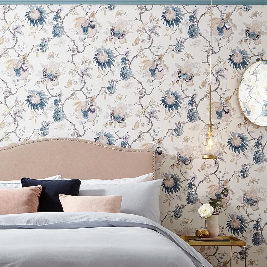 floral wallpaper interior design trends 2020