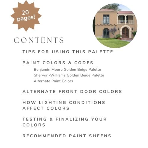 Exterior Color Palette - Golden Beige - Image 2