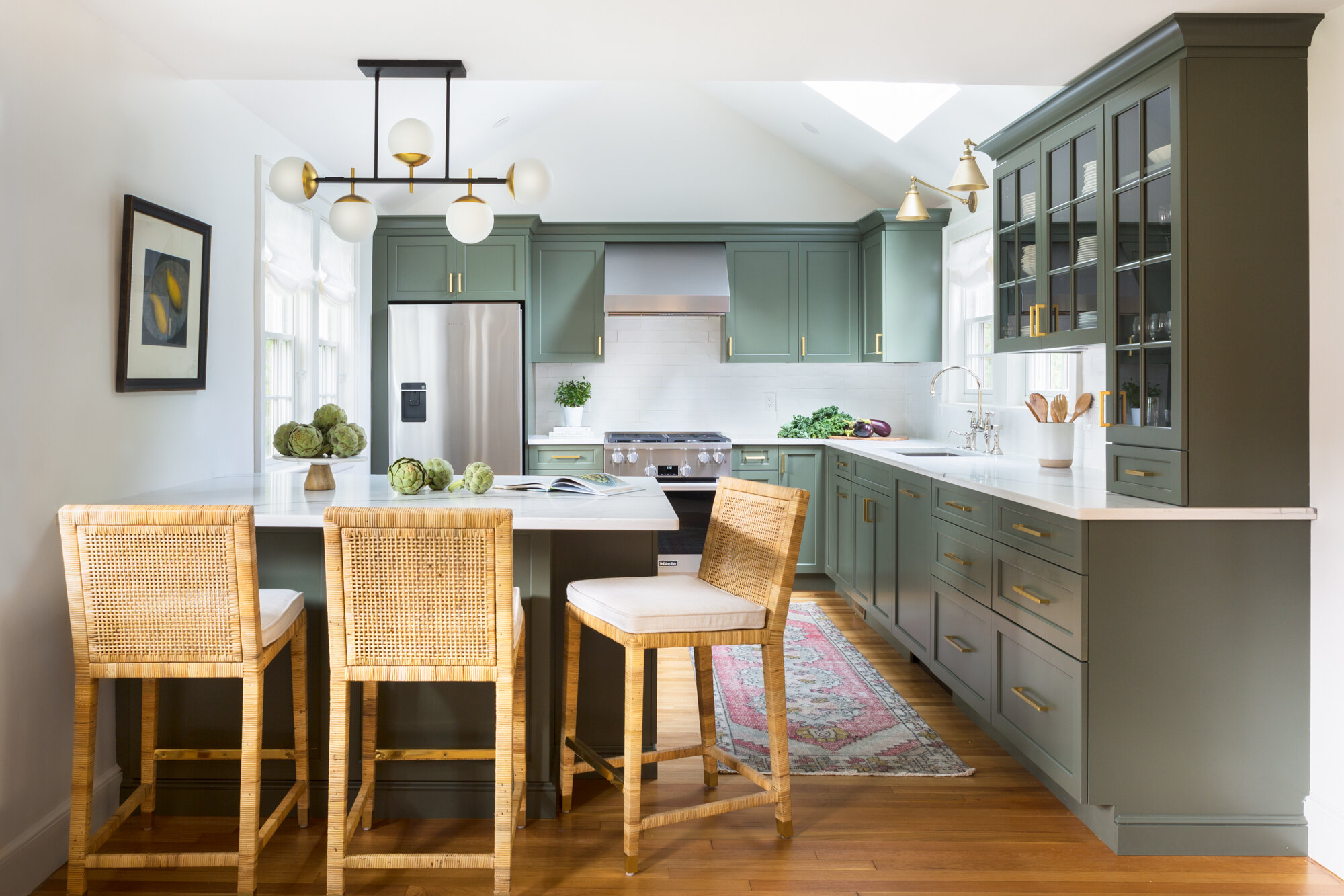 green kitchen cabinets trends for 2023