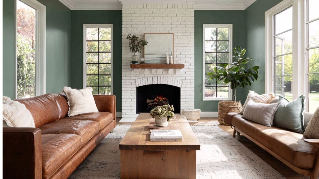 living room with good focal point