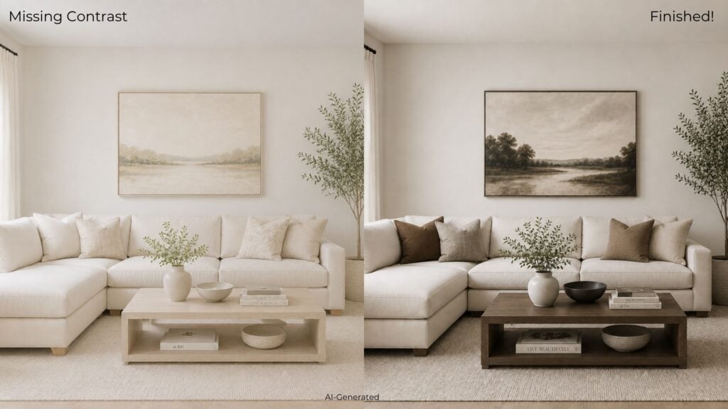 living room missing contrast