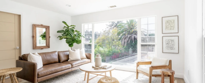 minimalist style living room