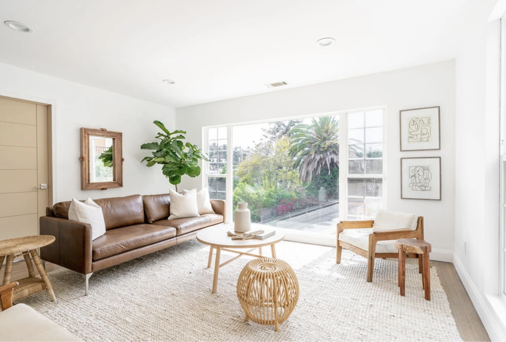 minimalist style living room