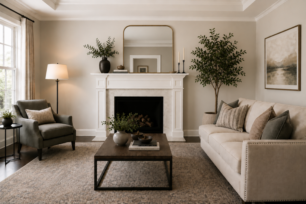 how to finish a room