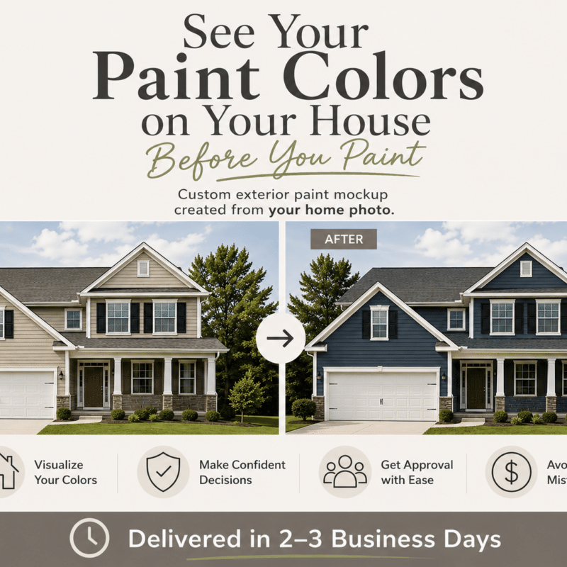 exterior mockup service