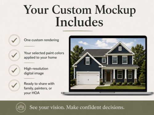 custom exterior mockup
