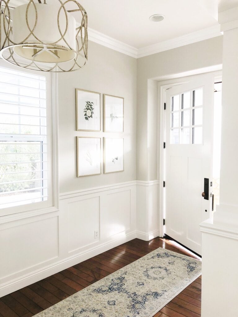 benjamin moore pale oak entryway