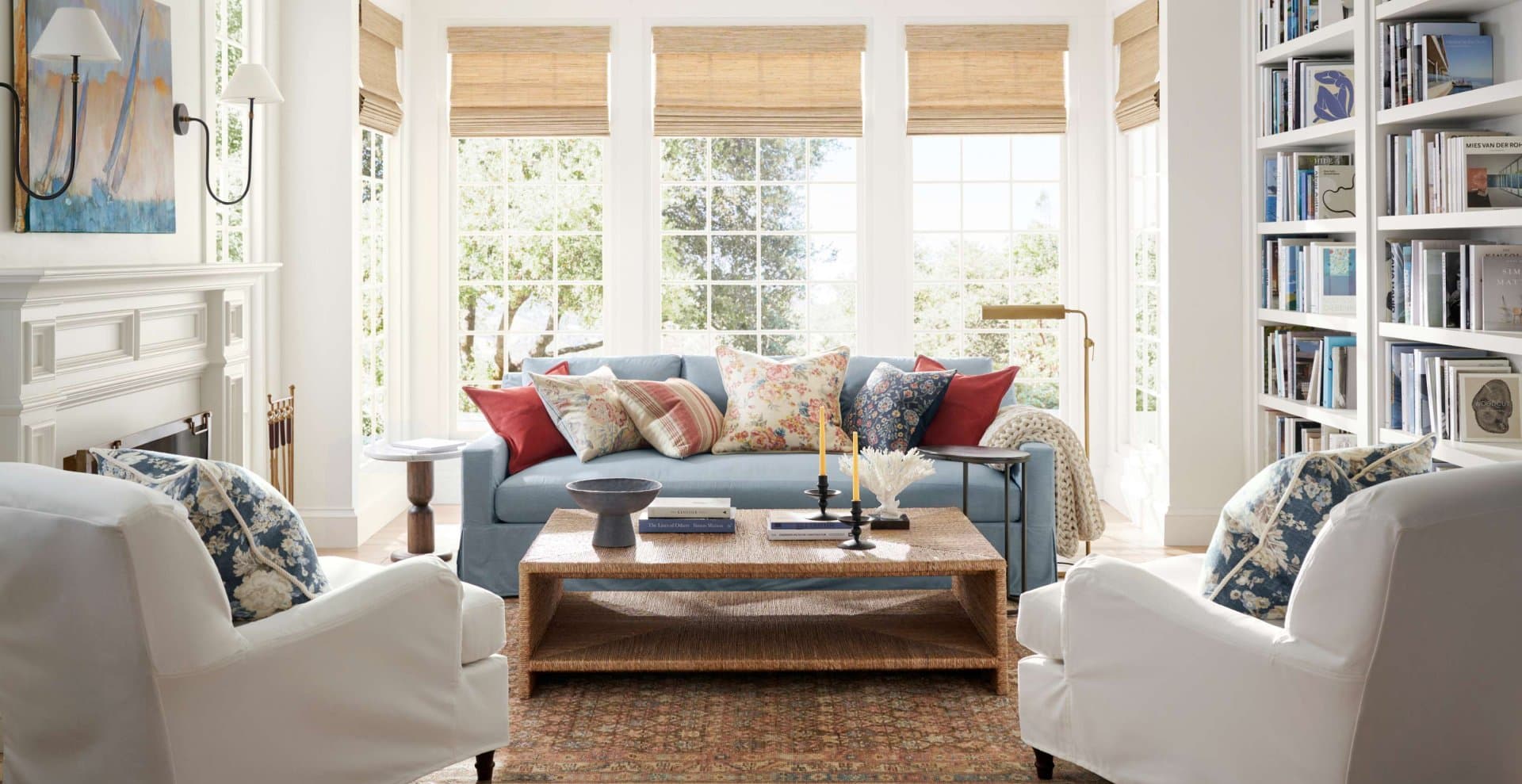 pottery barn living room cost